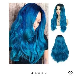 Blue Ombre Wig for Women